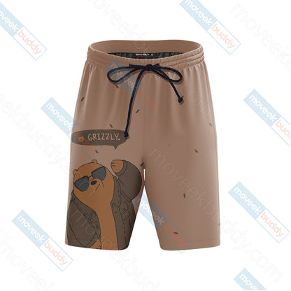 We Bare Bears - Grizzly Beach Shorts   