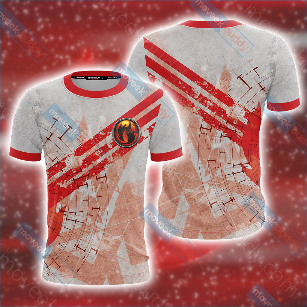 God of war: Ascension - Fire of Ares Unisex 3D T-shirt S  