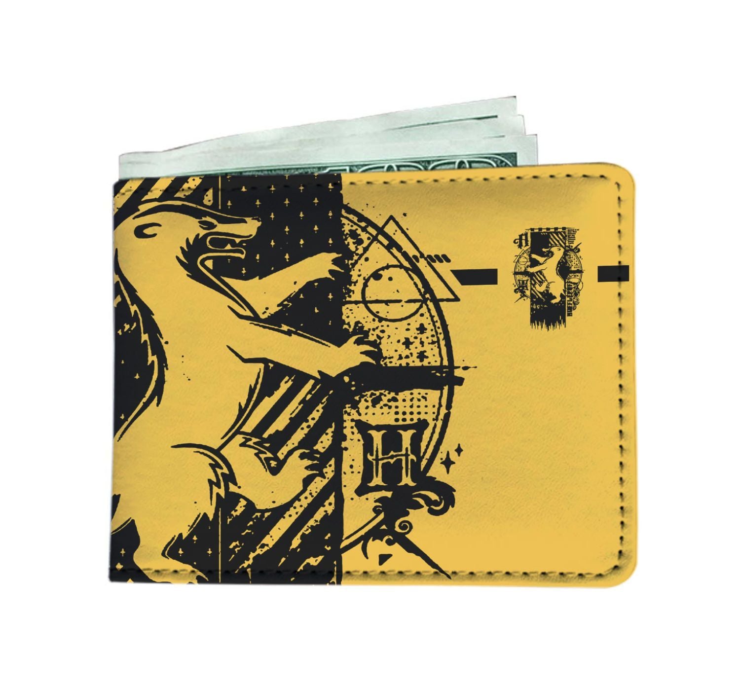 Harry Potter Hogwarts Hufflepuff House Mens Wallet   
