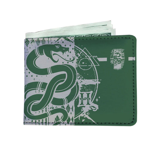 Harry Potter Hogwarts Slytherin House Mens Wallet   