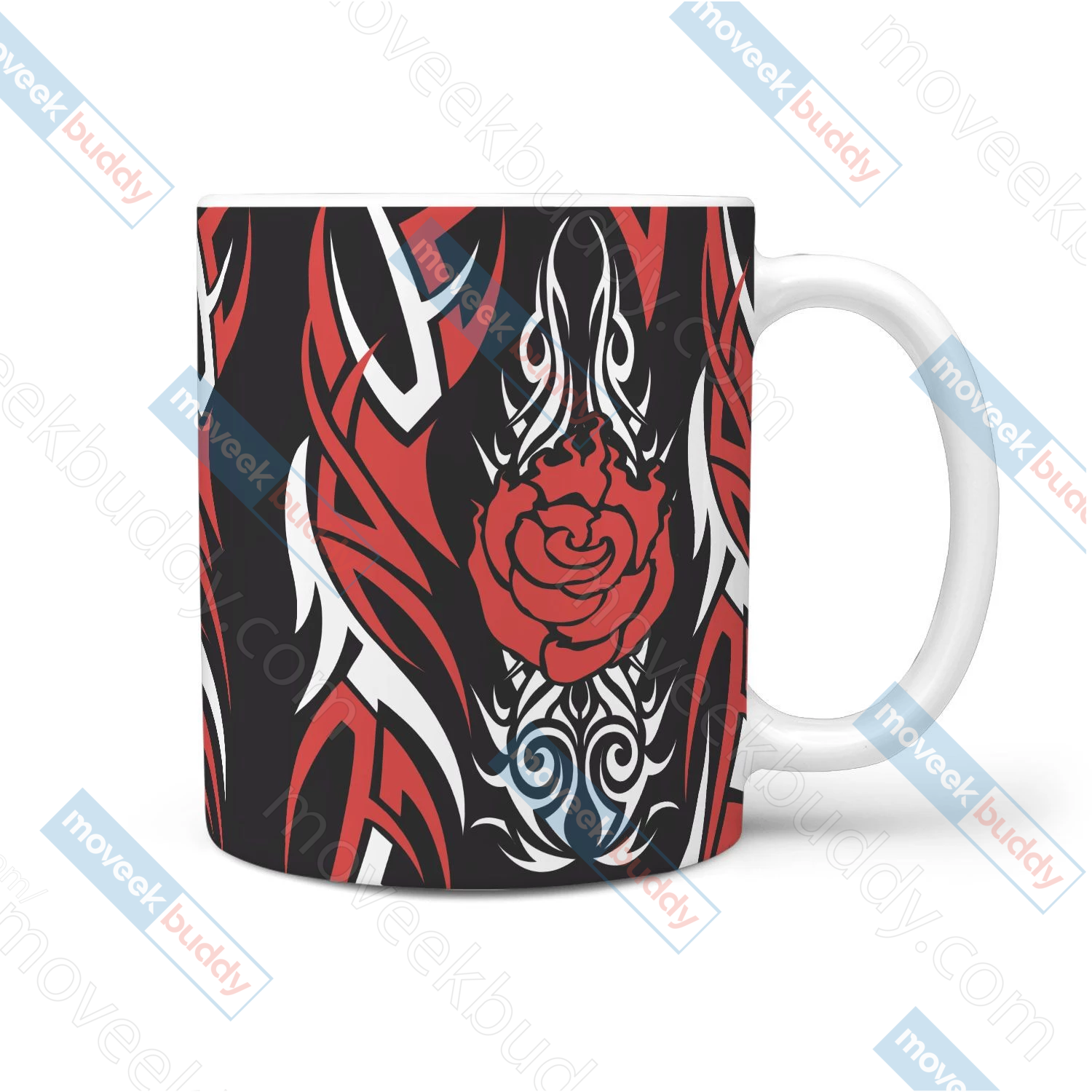 RWBY Ruby Rose Symbol Mugs   