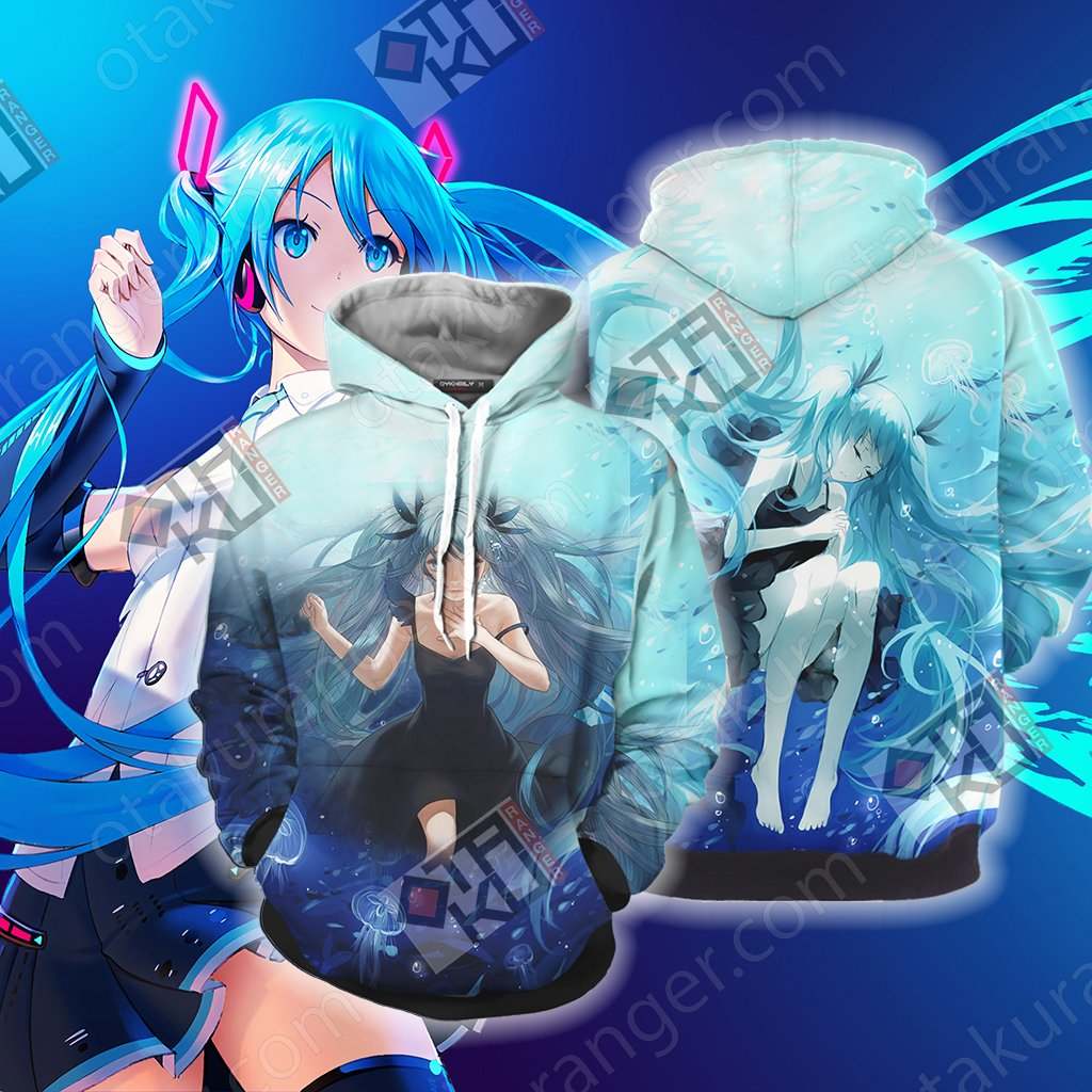 Hatsune Miku T-shirt Hoodie S 