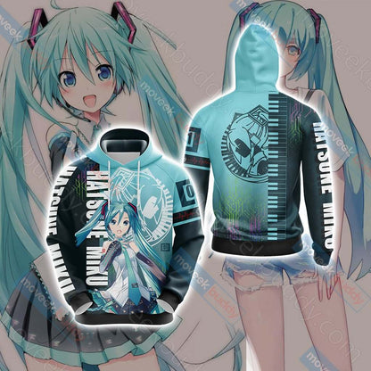 Hatsune Miku New Collection Unisex 3D T-shirt Hoodie S 