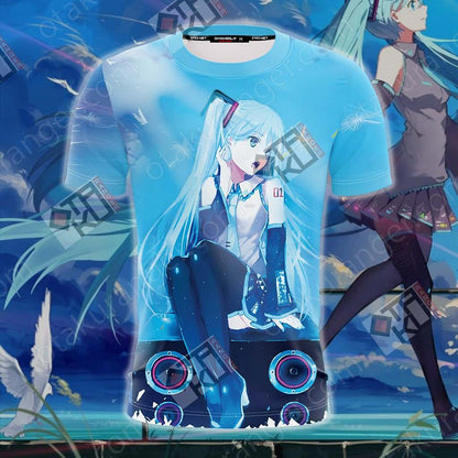 Hatsune Miku New Look Unisex 3D T-shirt   