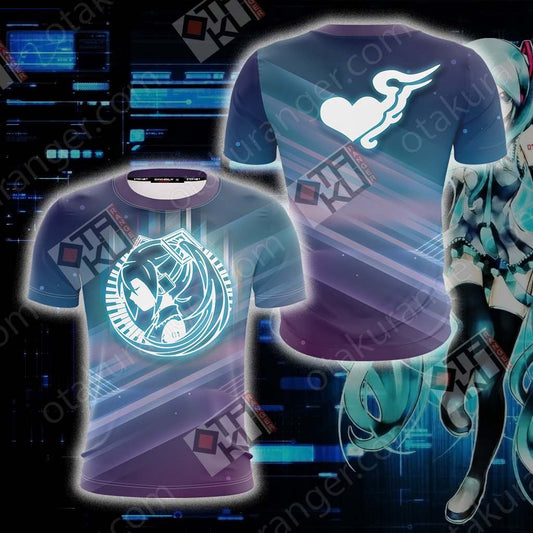Hatsune Miku New Unisex 3D T-shirt   