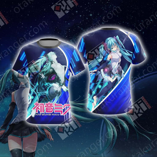 Hatsune Miku New Version 3D T-shirt T-shirt S 