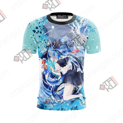 Hatsune Miku New Version Unisex 3D T-shirt   