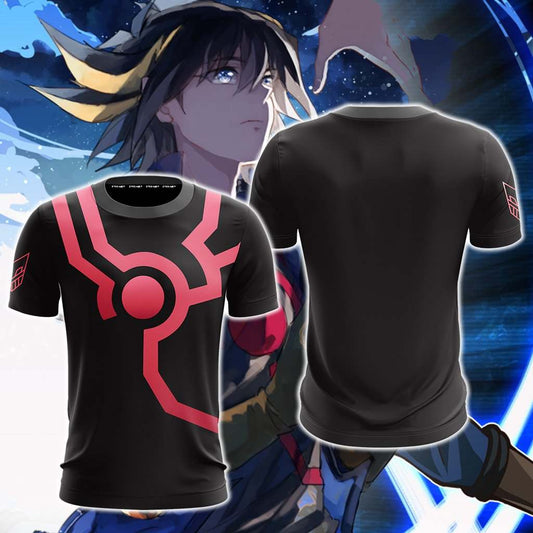 Yu-Gi-Oh! Fudo Yusei Cosplay Unisex 3D T-shirt S  