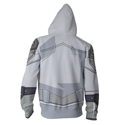 Yu-Gi-Oh! Jack Atlas Cosplay Zip Up Hoodie Jacket   