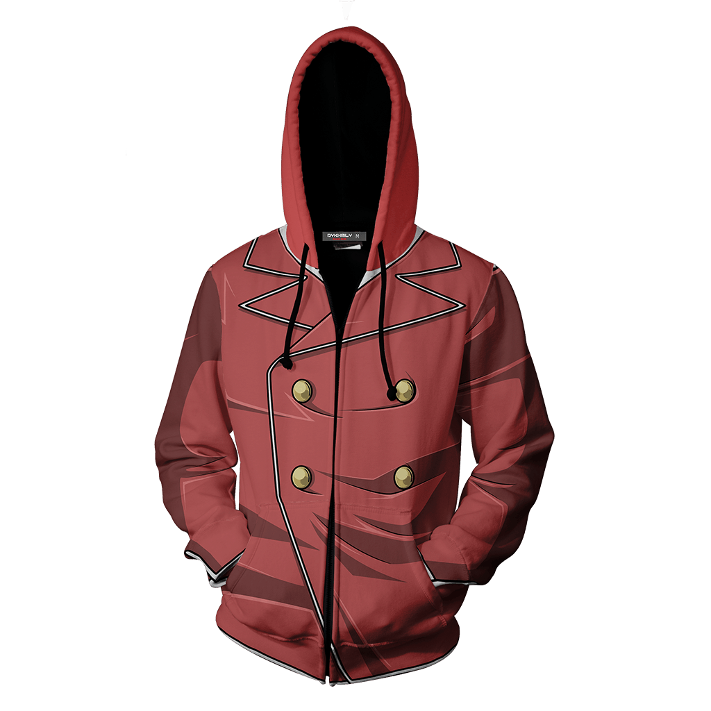 Yu-Gi-Oh! Maximillion Pegasus Cosplay Zip Up Hoodie Jacket   