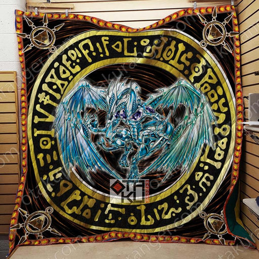 Yu-Gi-Oh! Stardust Dragon 3D Quilt Blanket   