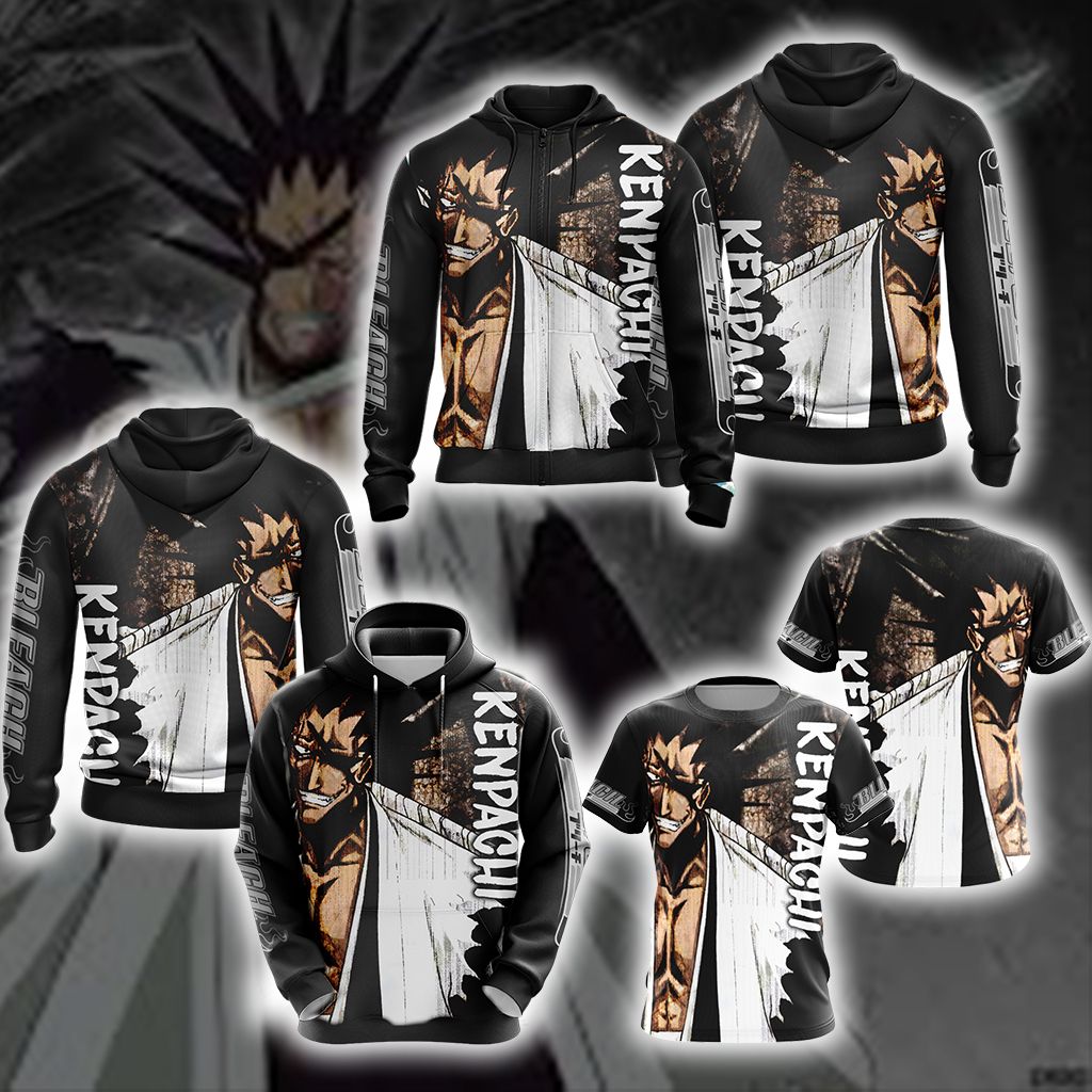 Bleach - Kenpachi New Unisex 3D T-shirt   
