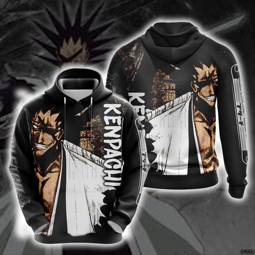Bleach - Kenpachi New Unisex 3D T-shirt Hoodie S 