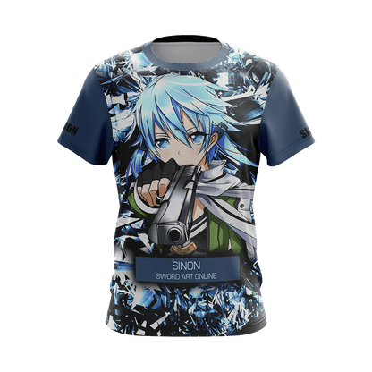 Sword Art Online - Sinon New Style Unisex 3D T-shirt   