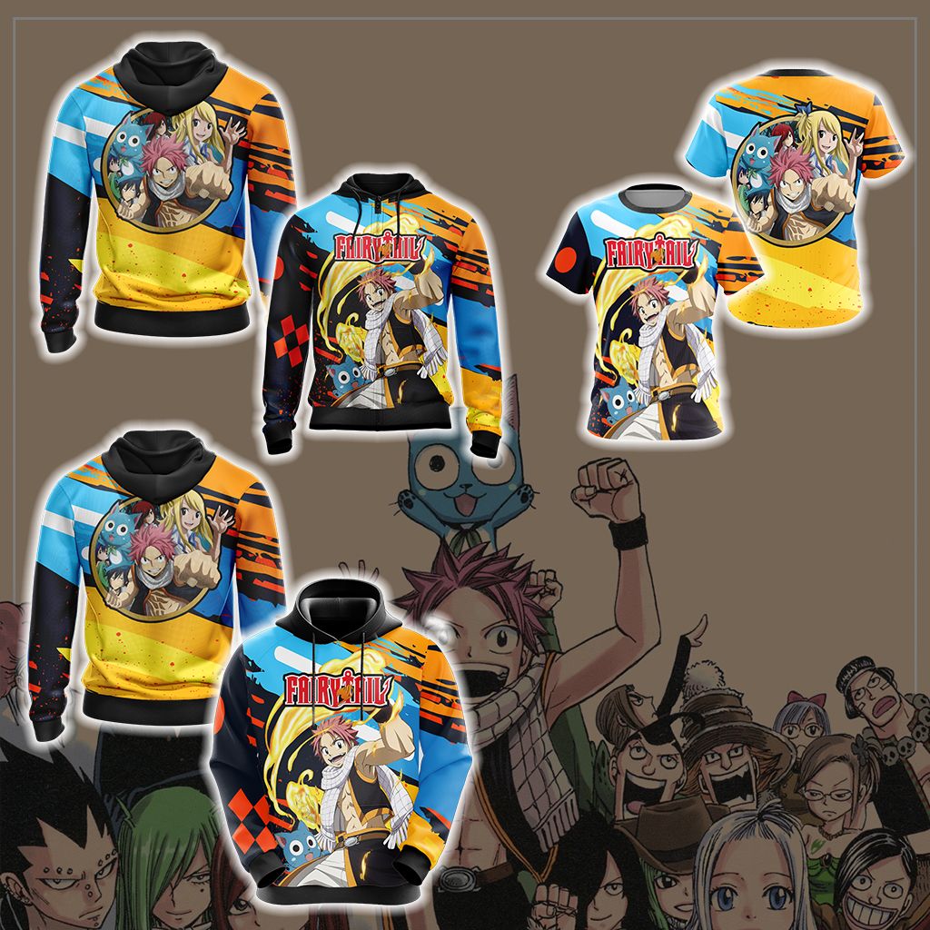 Fairy Tail New  Version Unisex 3D T-shirt   