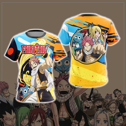 Fairy Tail New  Version Unisex 3D T-shirt   