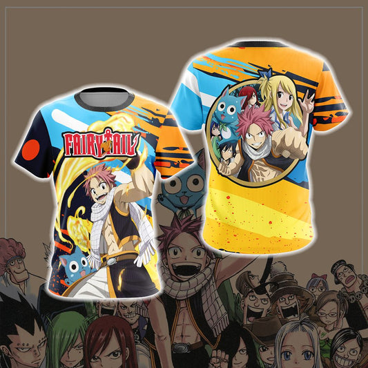 Fairy Tail New  Version Unisex 3D T-shirt   