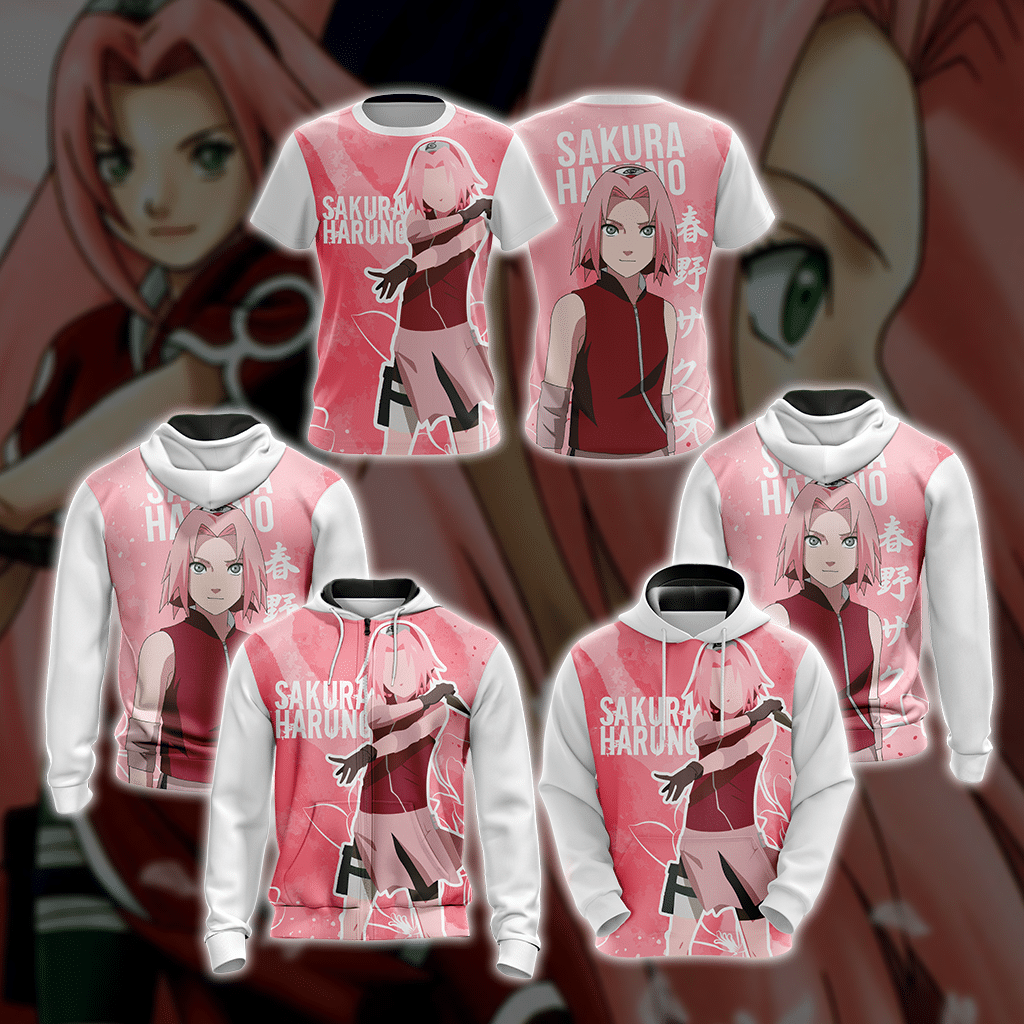 Naruto - Sakura Haruno Unisex 3D T-shirt   