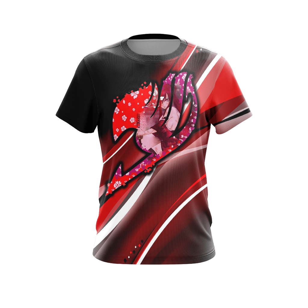 Fairy Tail - Erza Scarlet New Style Unisex 3D T-shirt   