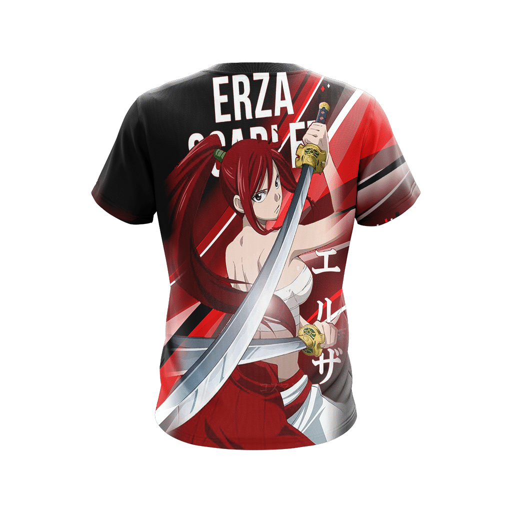 Fairy Tail - Erza Scarlet New Style Unisex 3D T-shirt   