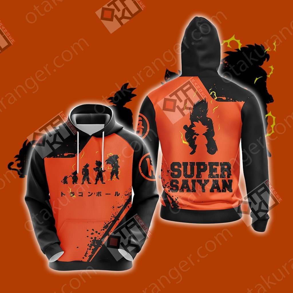 Dragon Ball Super Saiyan Unisex 3D T-shirt   