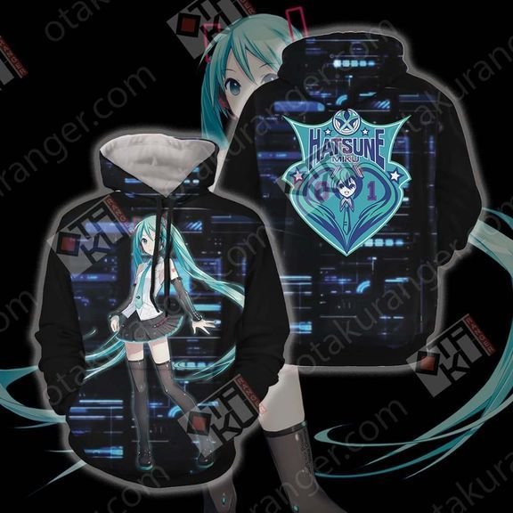Hatsune Miku New Style Unisex 3D T-shirt Hoodie S 