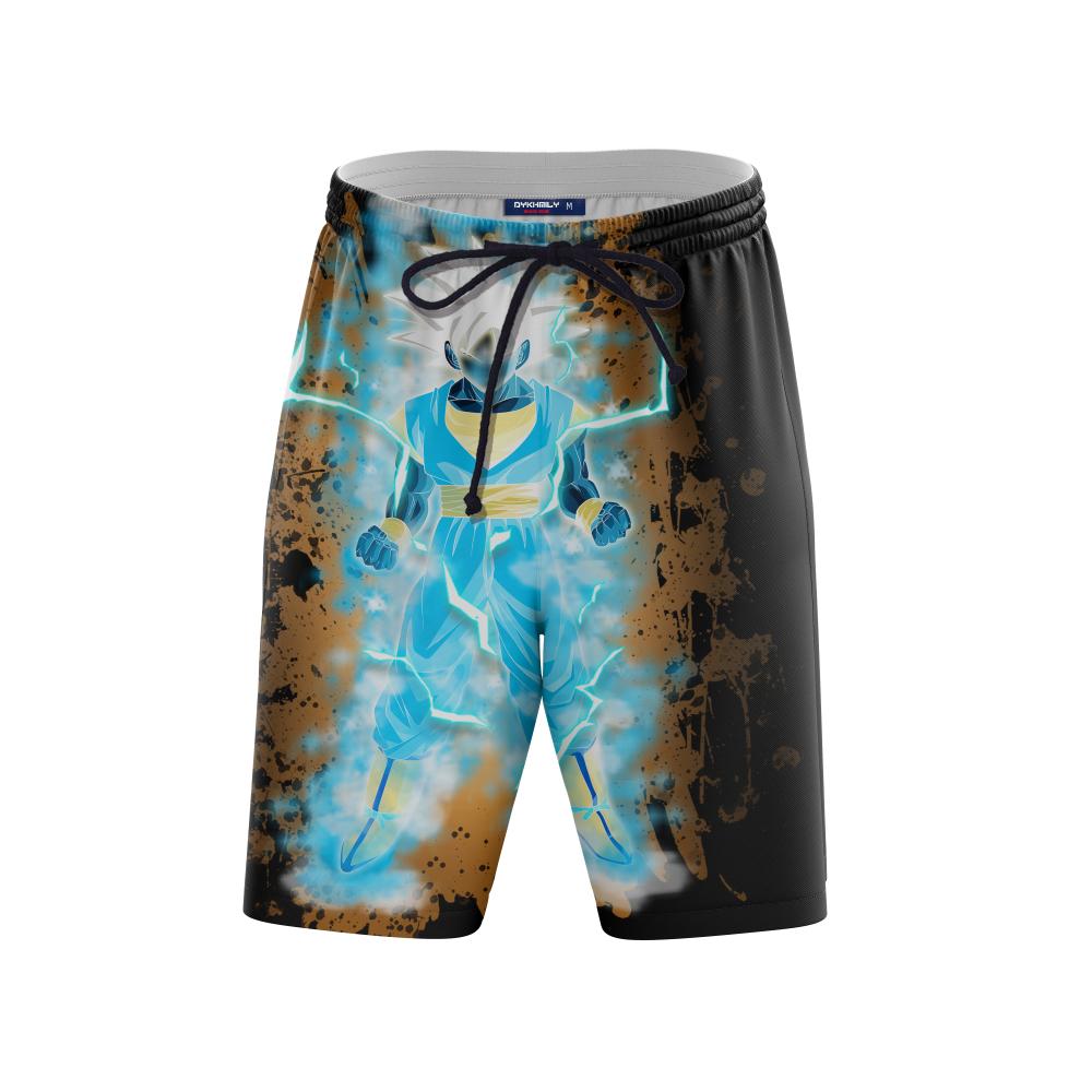Dragon Ball Songoku Super Saiyan Blue Beach Short   