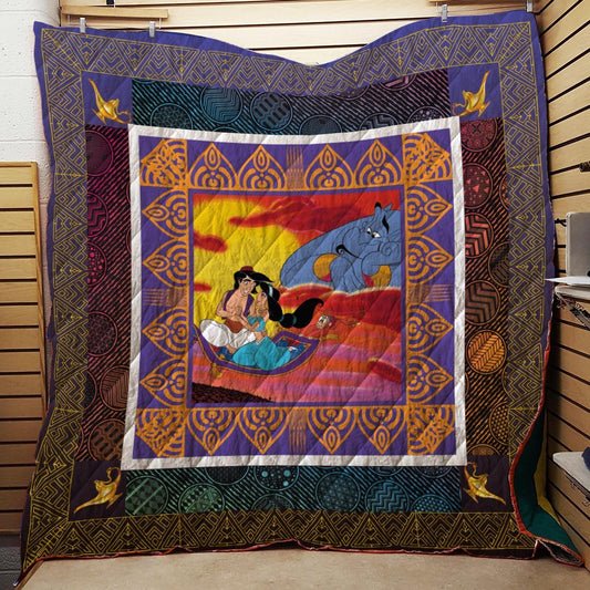 Aladdin A Whole New World 3D Quilt Blanket Twin (150x180CM)  