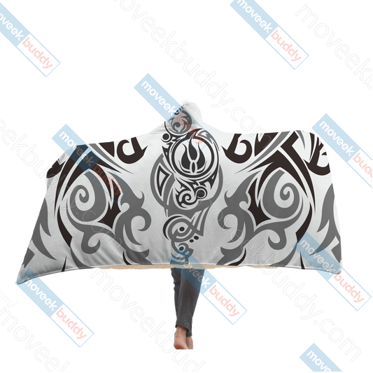 RWBY Blake Belladonna Symbol Hooded Blanket Adult 80"x60"  