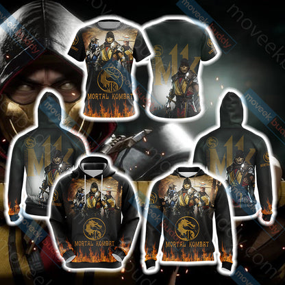 Mortal Kombat Unisex 3D T-shirt   