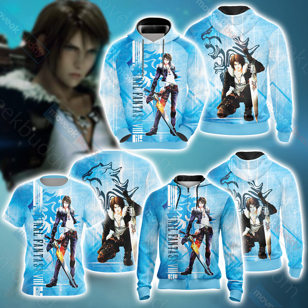 Final Fantasy VIII - Squall Leonhart Unisex 3D T-shirt   