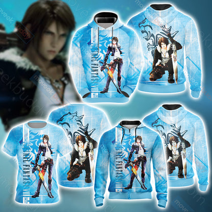 Final Fantasy VIII - Squall Leonhart Unisex 3D T-shirt   