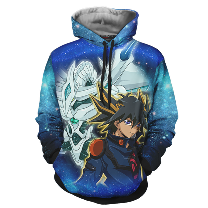 Yu-Gi-Oh! Yusei Fudo and Stardust Dragon New Version 3D T-shirt   