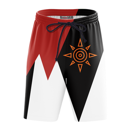 Digimon The Crest Of Courage New Look Unisex 3D Beach Shorts   