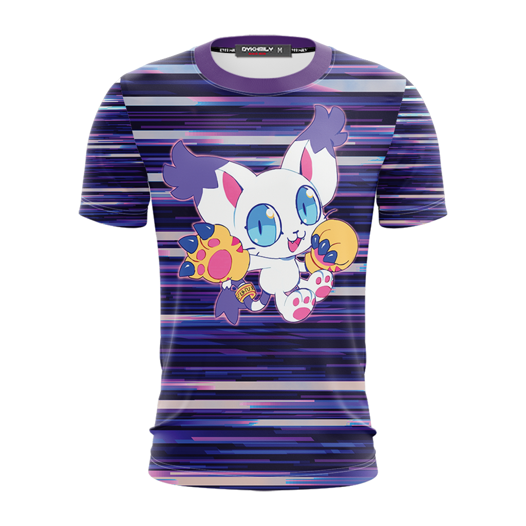 Digimon Tailmon New Look Unisex 3D T-shirt   
