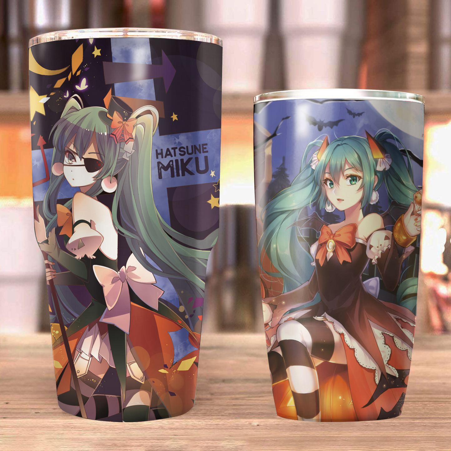 Hatsune Miku Halloween Tumbler   
