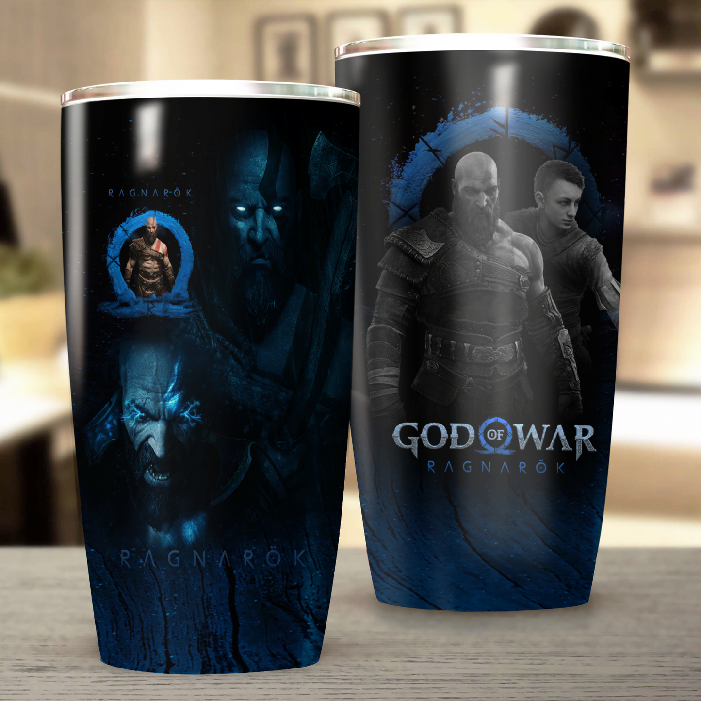 God of War Ragnarok Video Game Insulated Stainless Steel Tumbler 20oz / 30oz 20oz  