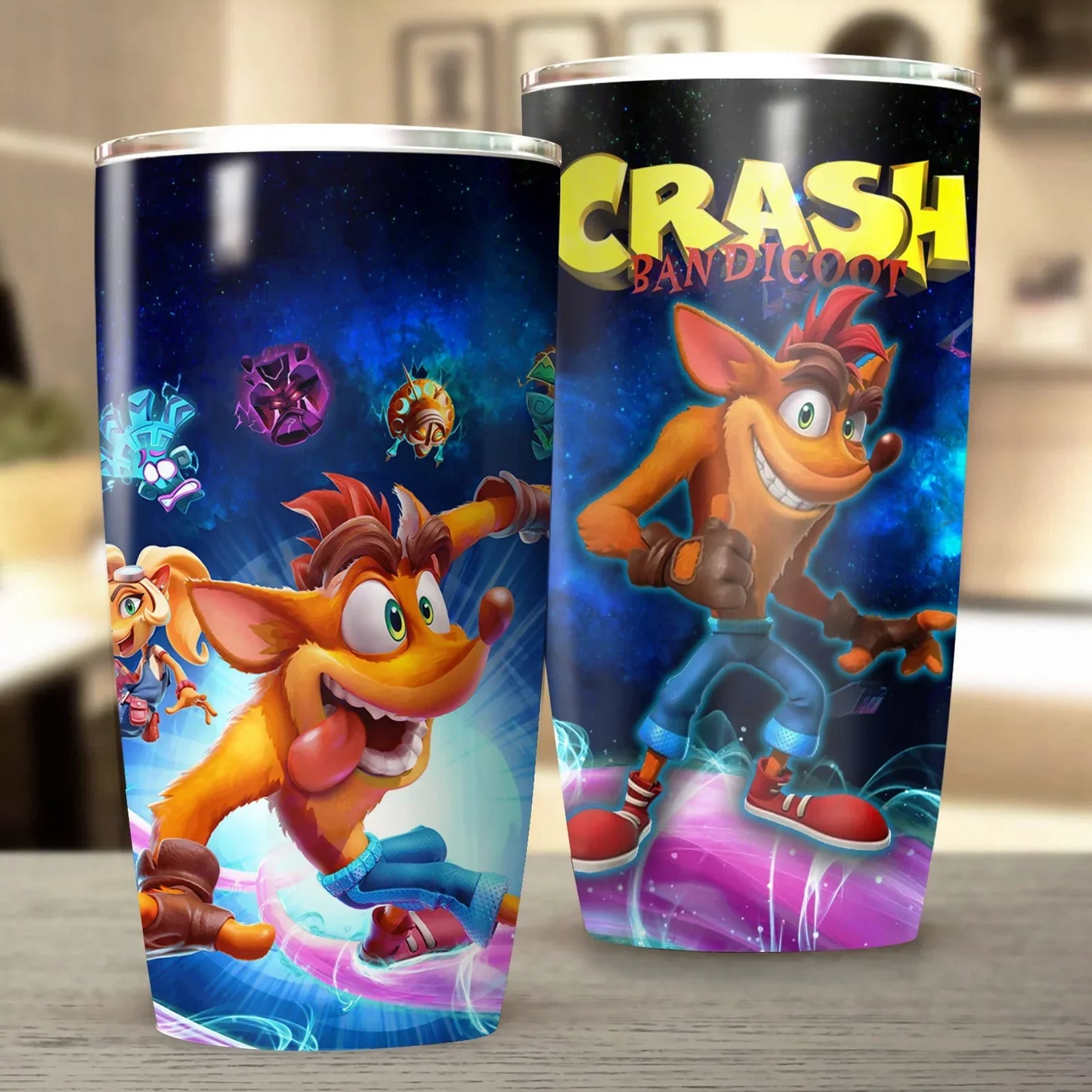 Crash Bandicoot Video Game Insulated Stainless Steel Tumbler 20oz / 30oz 20oz  