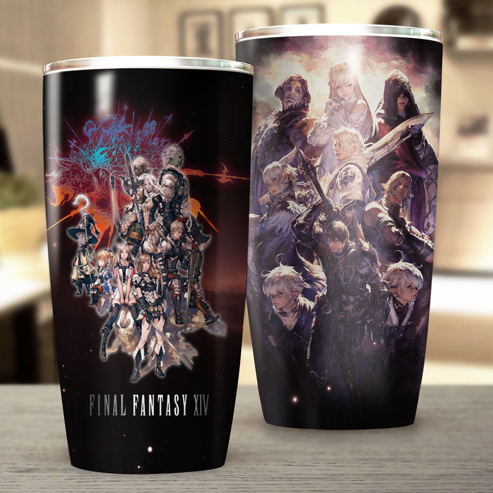 Final Fantasy XIV Video Game Insulated Stainless Steel Tumbler 20oz / 30oz 20oz  