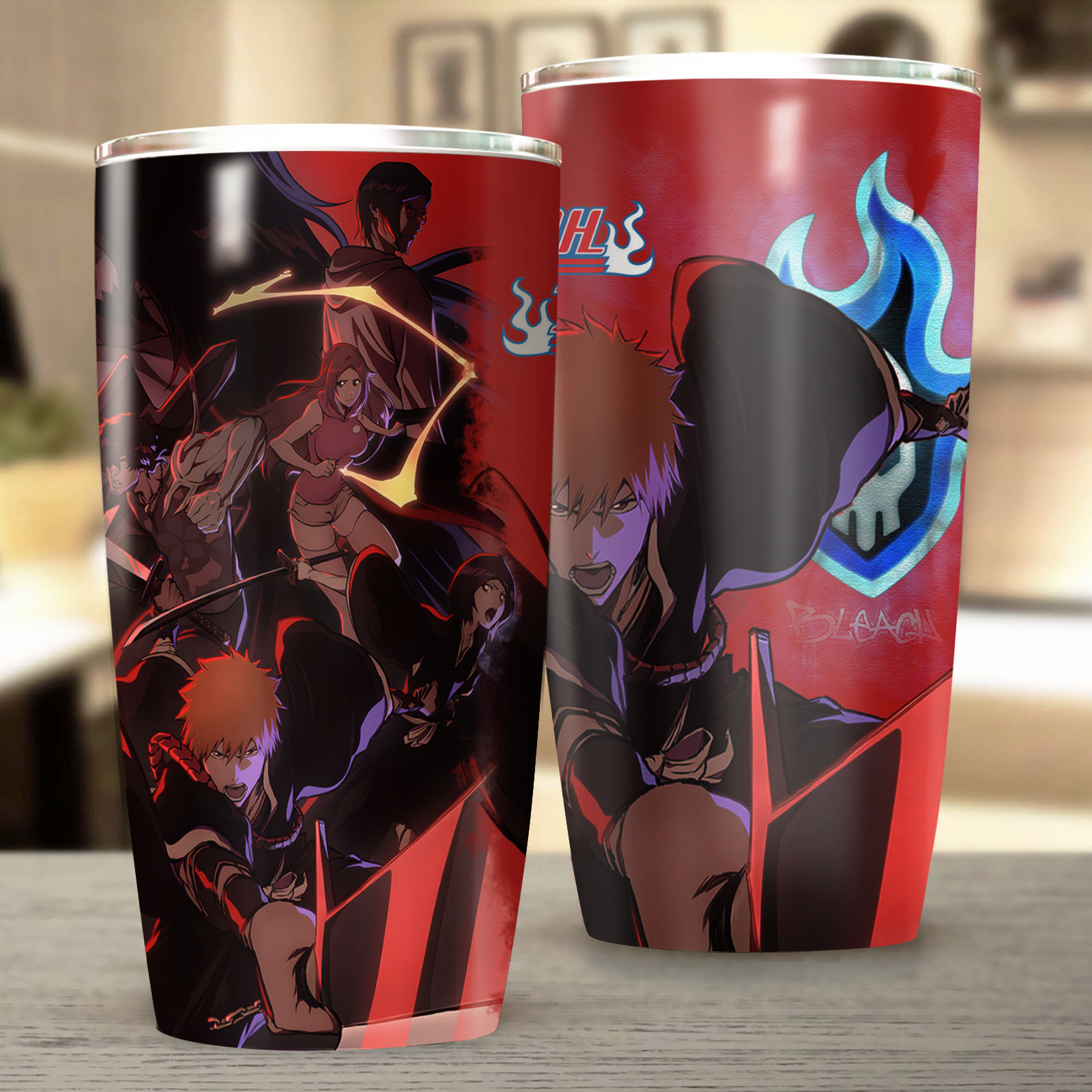 Bleach Anime Manga Insulated Stainless Steel Tumbler 20oz / 30oz 20oz  