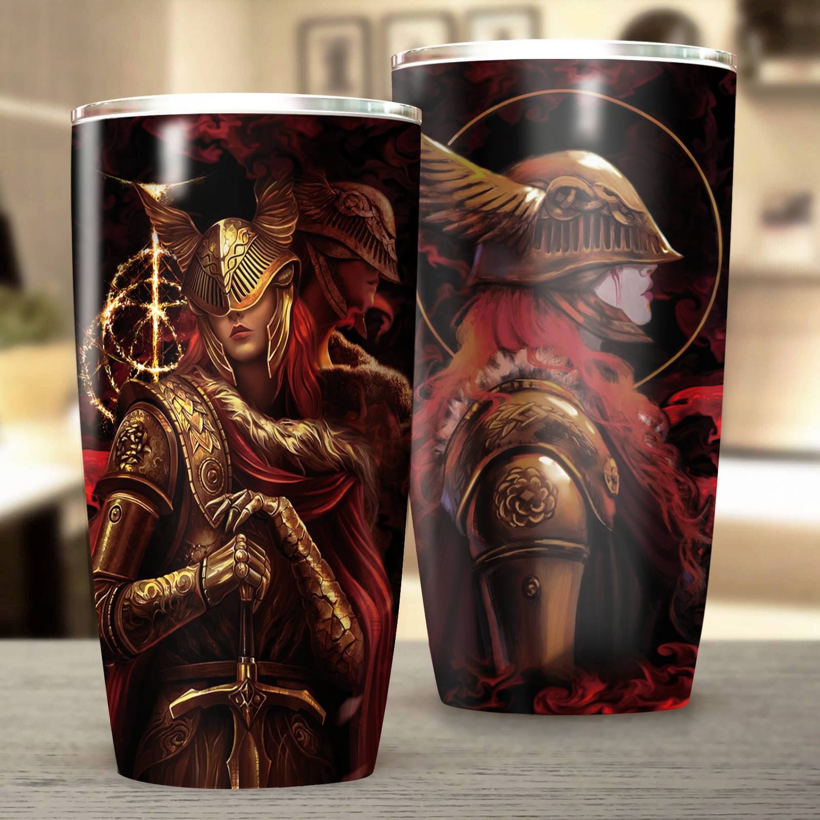 Elden Ring Malenia Blade of Miquella Video Game Insulated Stainless Steel Tumbler 20oz / 30oz 20oz  