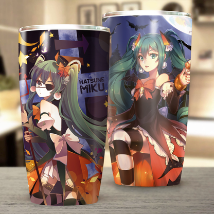 Hatsune Miku Halloween Tumbler 20oz  