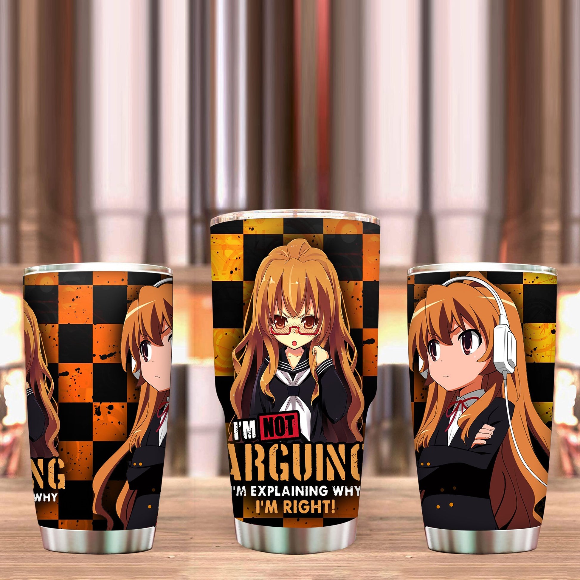 I'm Not Arguing I'm Explaining Why I'm Right Anime Girl Tumbler   