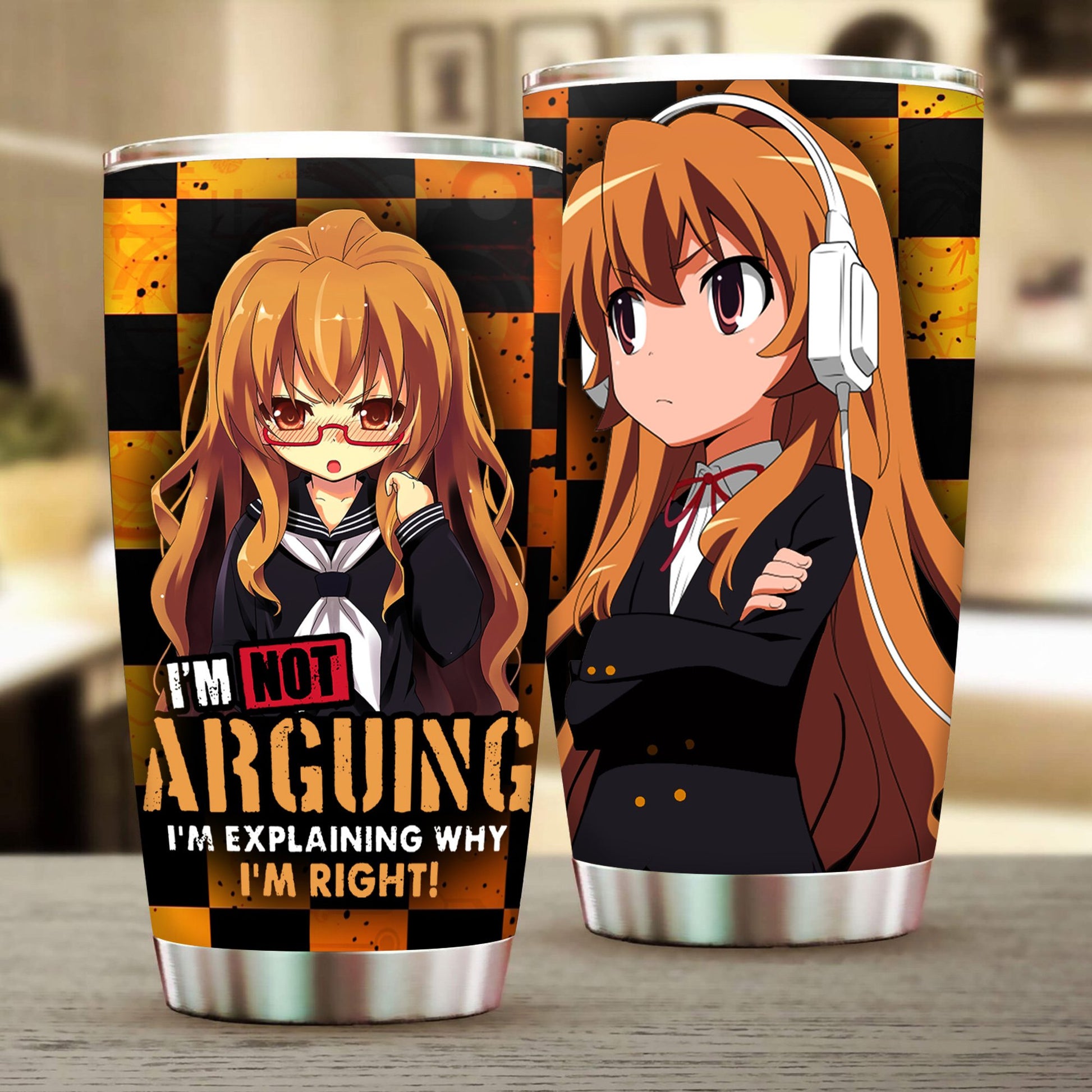 I'm Not Arguing I'm Explaining Why I'm Right Anime Girl Tumbler 20oz  