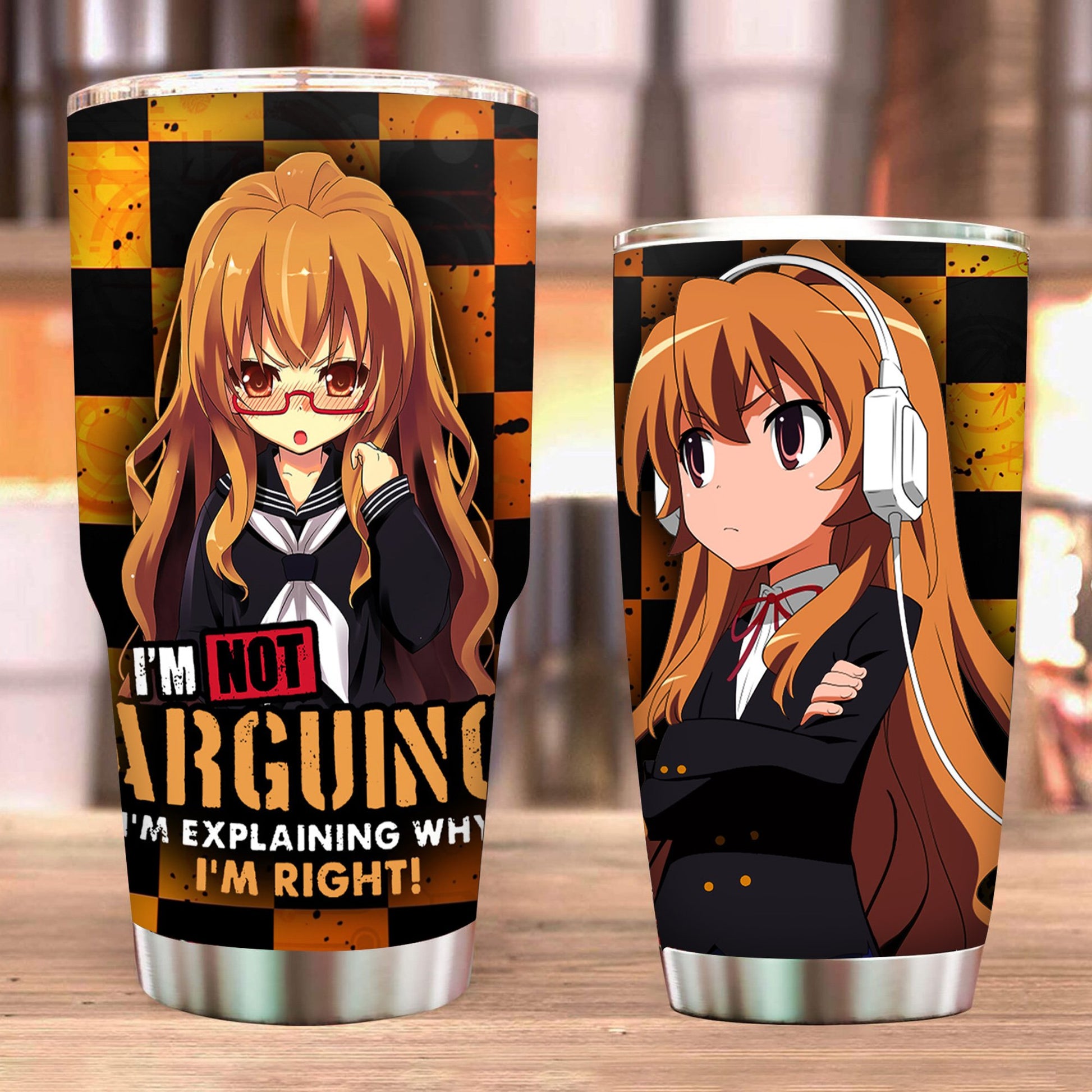 I'm Not Arguing I'm Explaining Why I'm Right Anime Girl Tumbler   