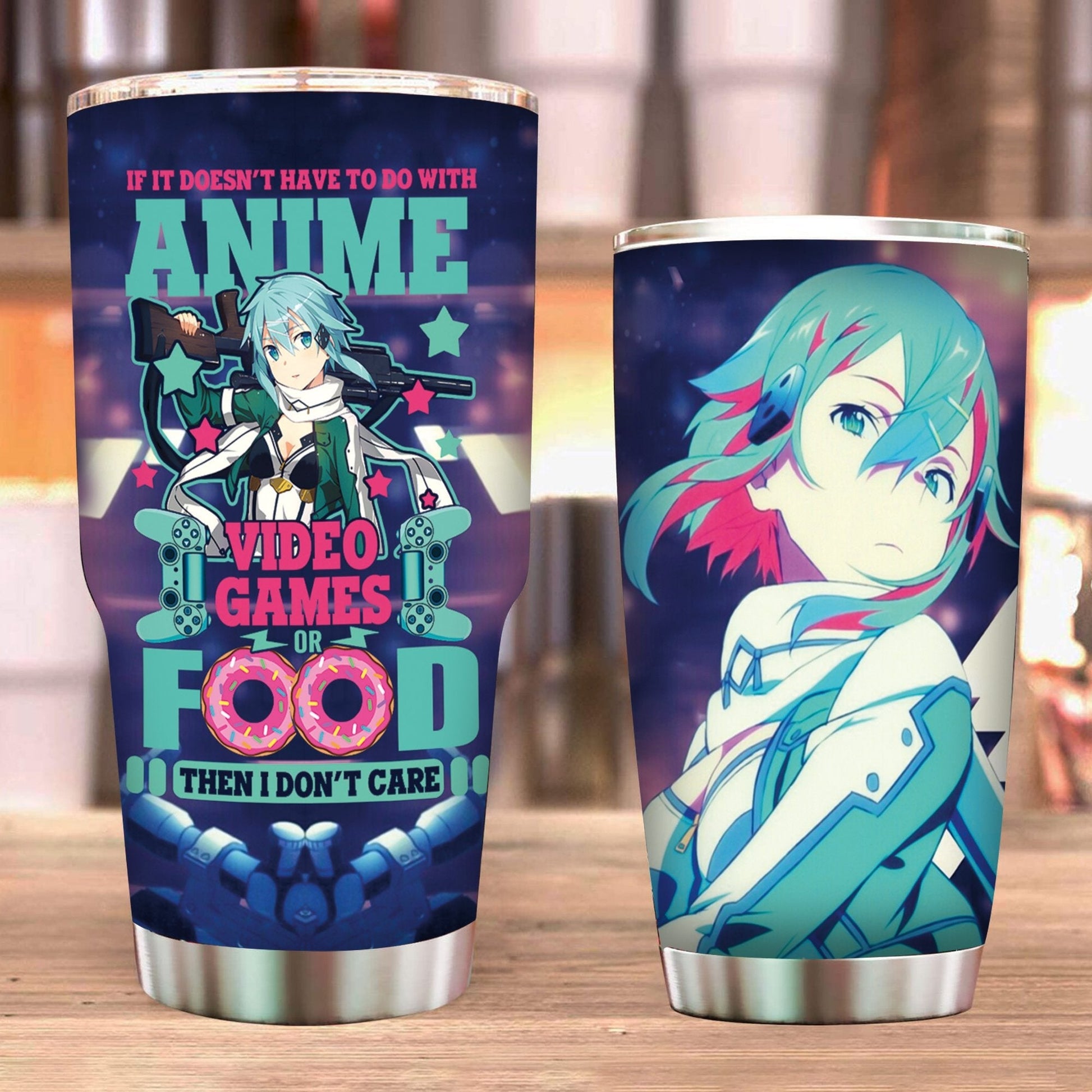 If it doesn't have to do with anime or food then I don't care Sinon Sword Art Online Tumbler   