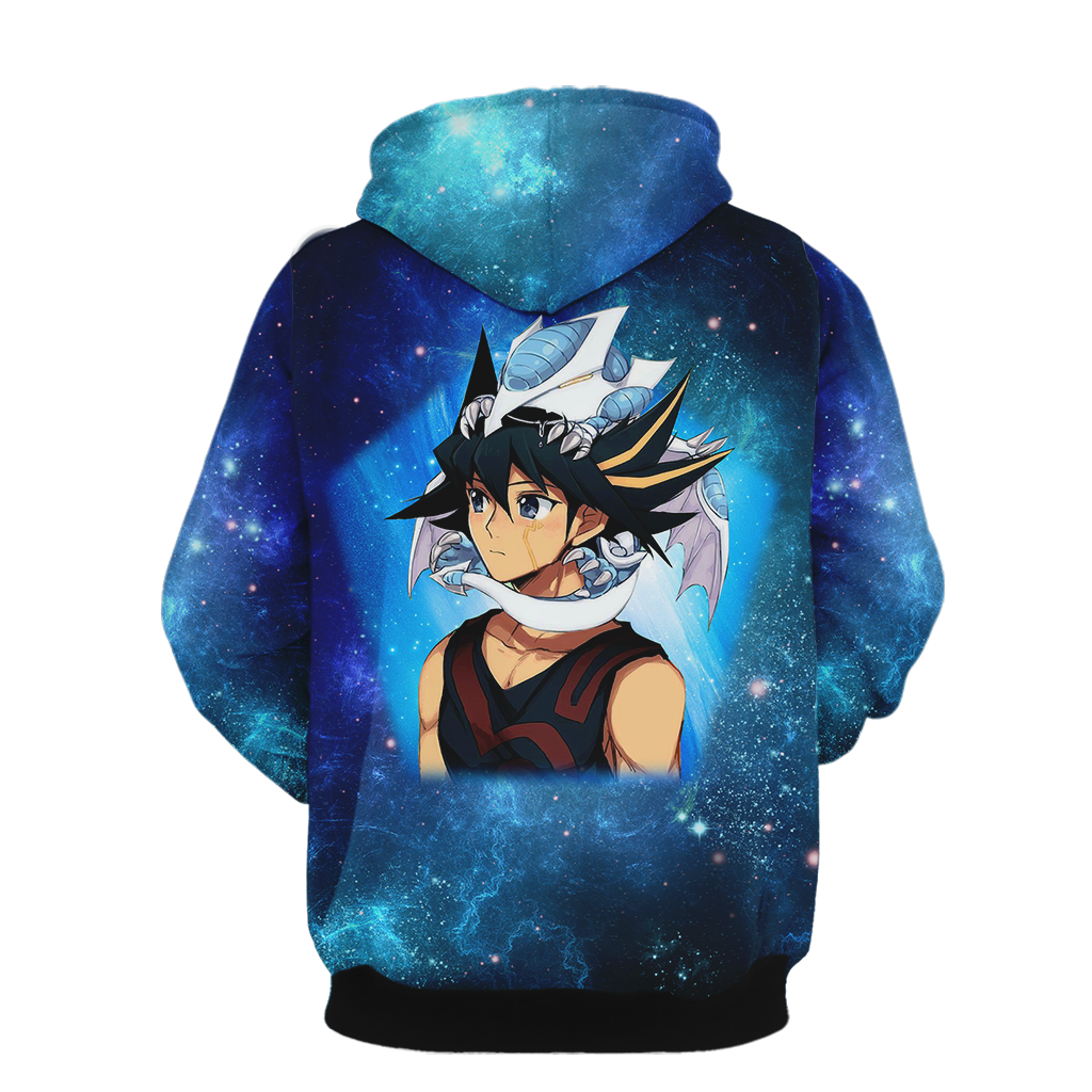 Yu-Gi-Oh! Yusei Fudo and Stardust Dragon New Version 3D T-shirt   