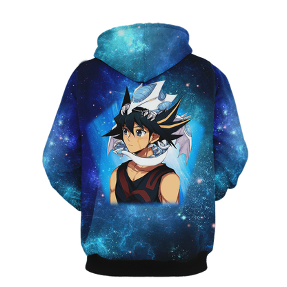 Yu-Gi-Oh! Yusei Fudo and Stardust Dragon New Version 3D T-shirt   