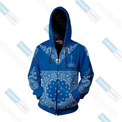 RWBY House Schnee Family Honor Providence Zip Up Hoodie   