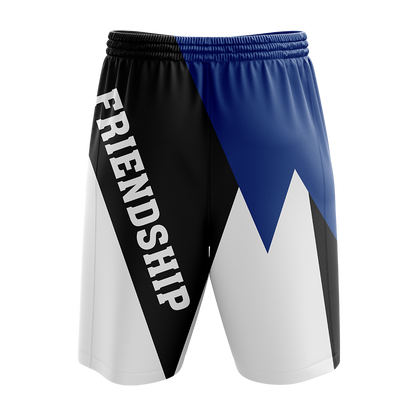 Digimon The Crest Of Friendship New Look 3D Beach Shorts   